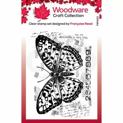 Creative Expressions Woodware Clear Stamp - Butterfly